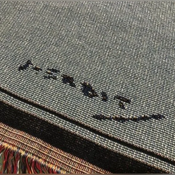 🔵 Vintage & NEW - Pepsi “Pinup Girl” Throw Blanket Afghan - Dated 2000 Last One - Picture 3 of 11